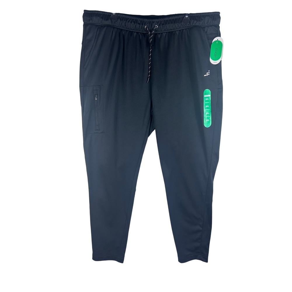 BCG Mens‎ Training Tapered Pants Caviar Black Size 3XL Moisture Wicking NWT